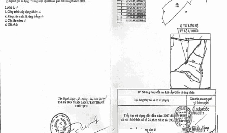 Đất xã hac dich tan thanh ba ria vung tau 1133m2